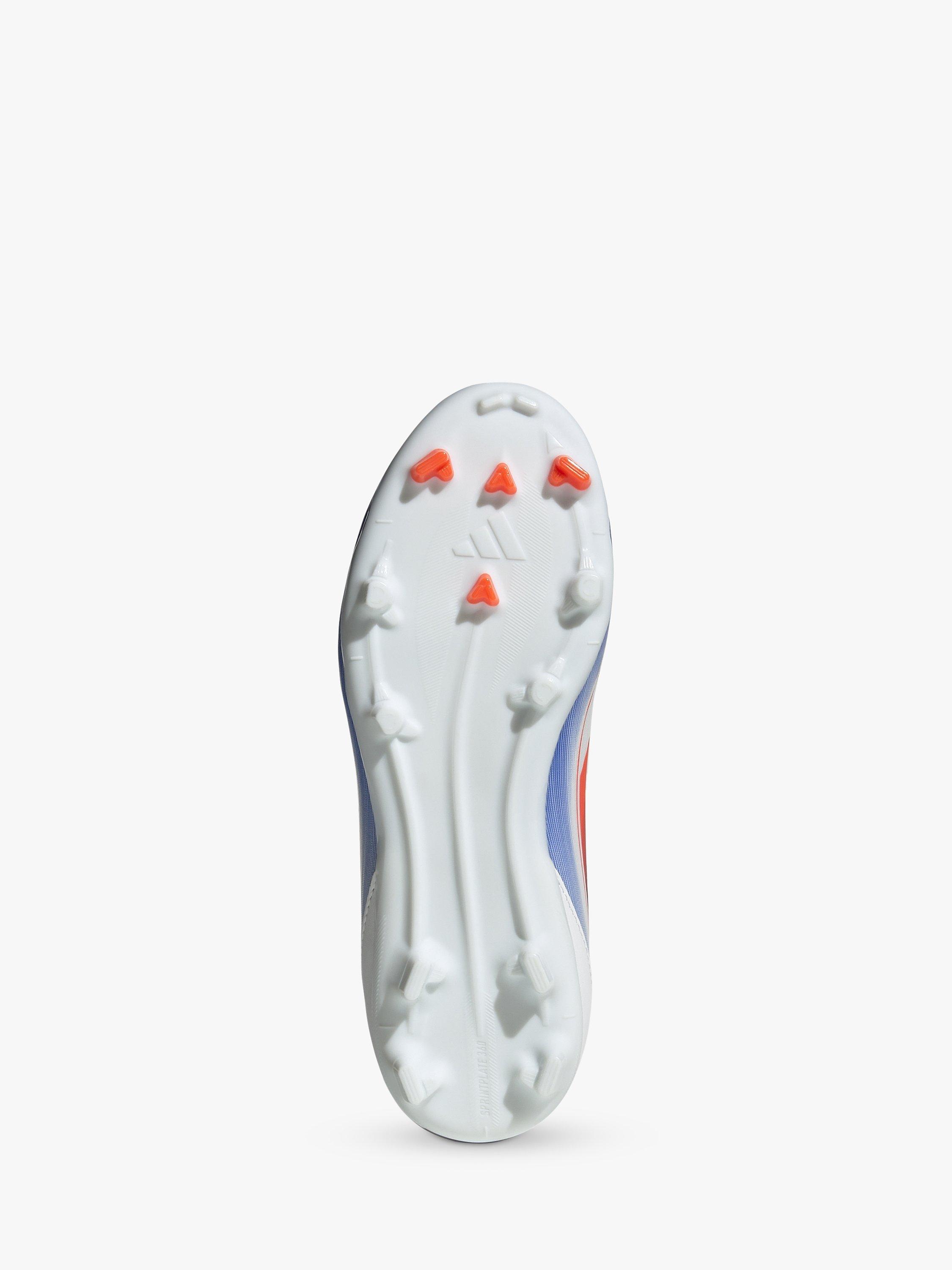 adidas Kids F50 Football Boots White Red