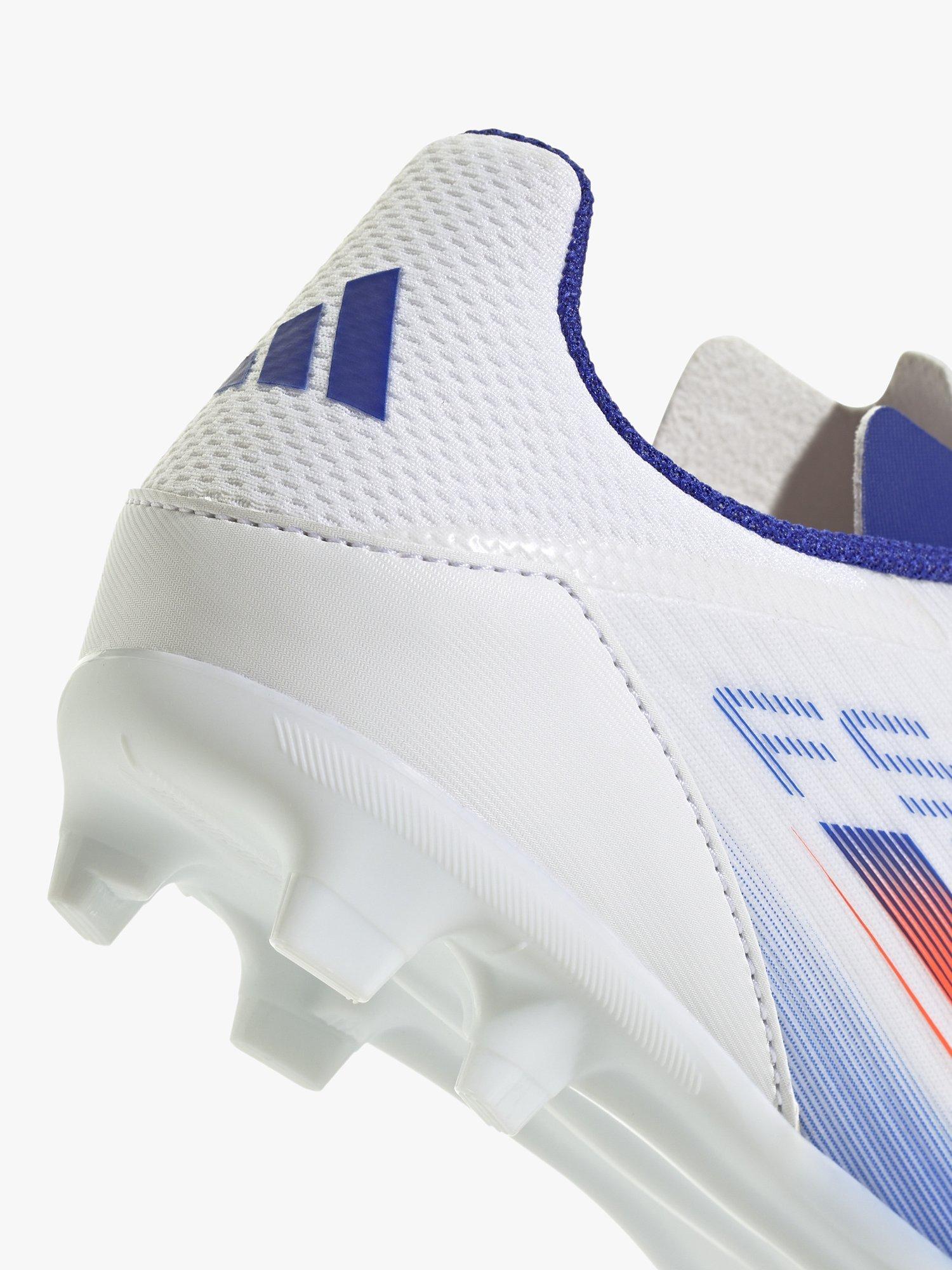 Product image 8 of 8, which shows adidas Kids' F50 Football Boots, White/Red, 5