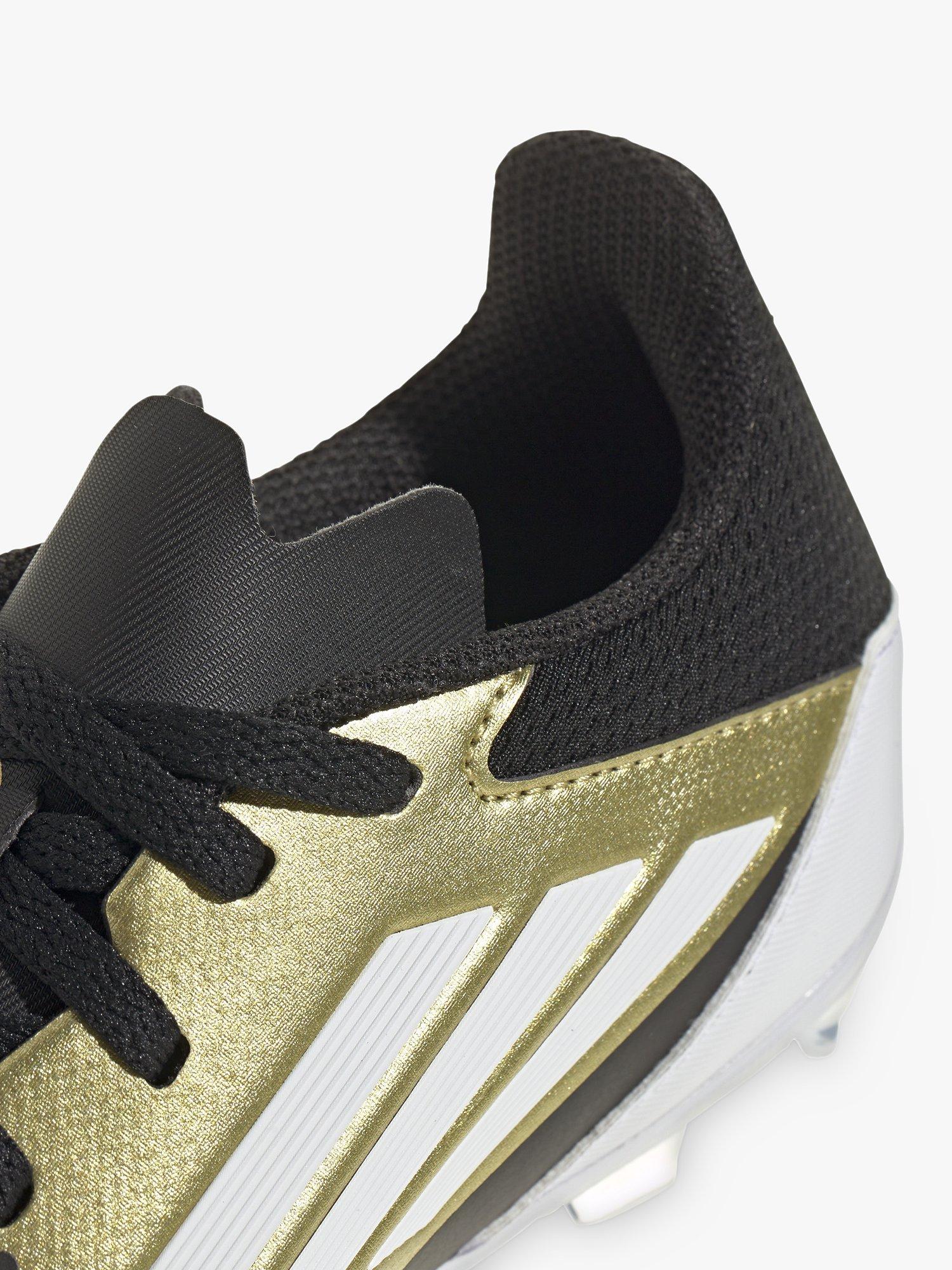 Product image 8 of 11, which shows adidas Kids' Messi F50 Firm Ground League Football Boots, Gold, 10 Jnr