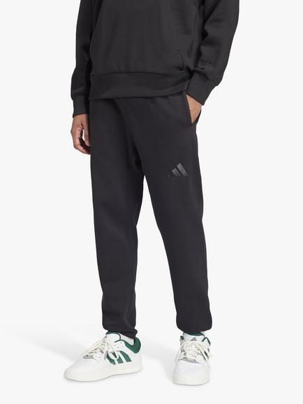 adidas ALL SZN Fleece Regular Tapered Jogging Bottoms, Black, Black