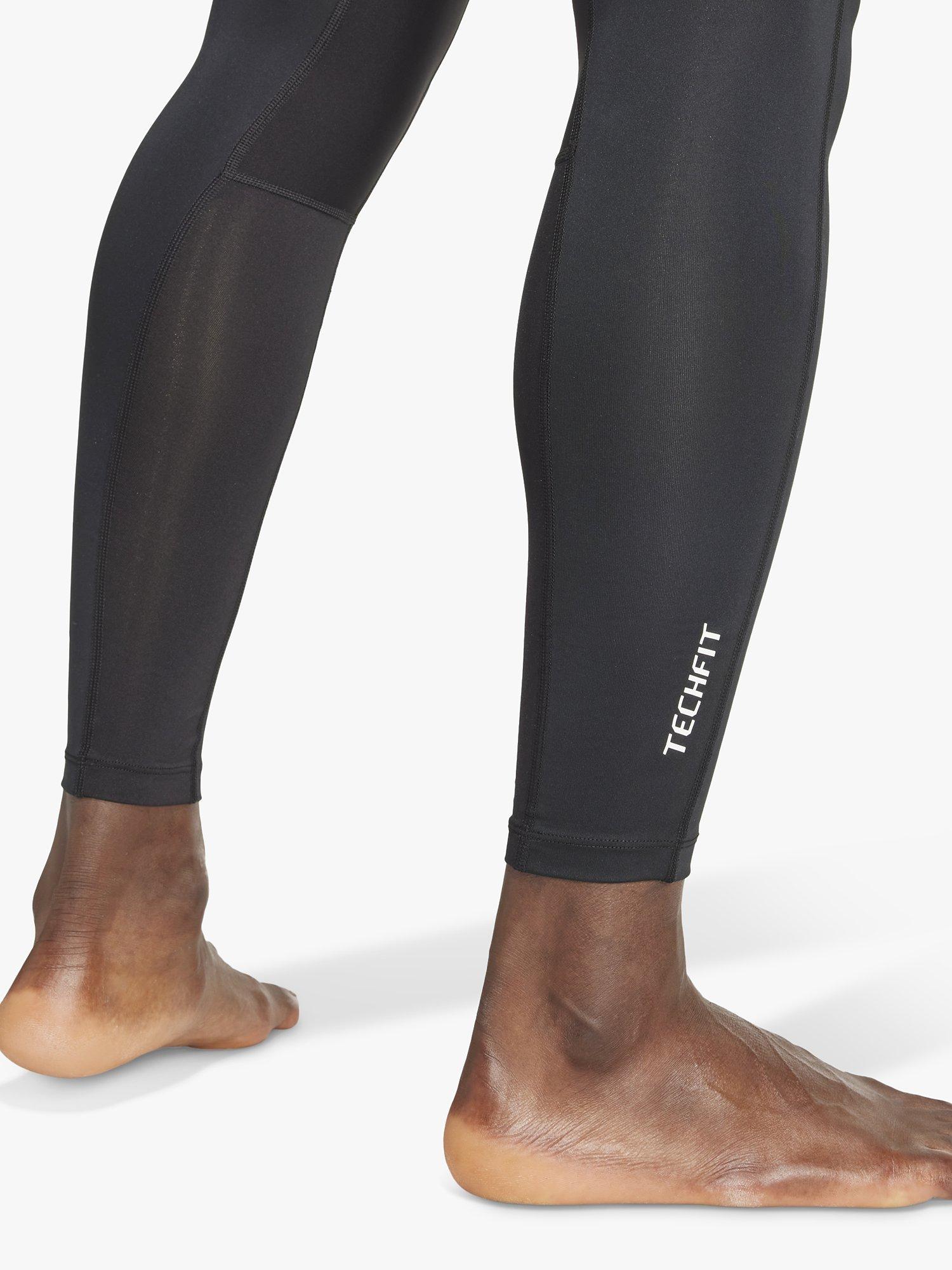 Product image 4 of 6, which shows adidas Men's AEROREADY Techfit Training Long Tight, Black, L