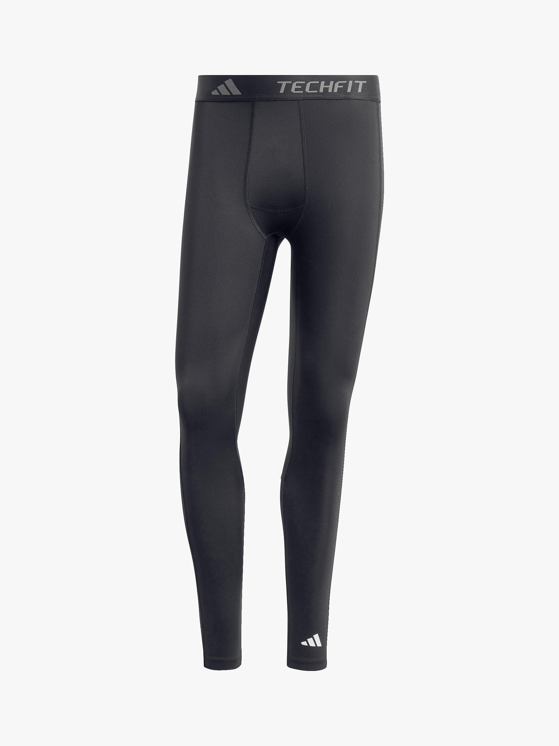 Product image 5 of 6, which shows adidas Men's AEROREADY Techfit Training Long Tight, Black, L