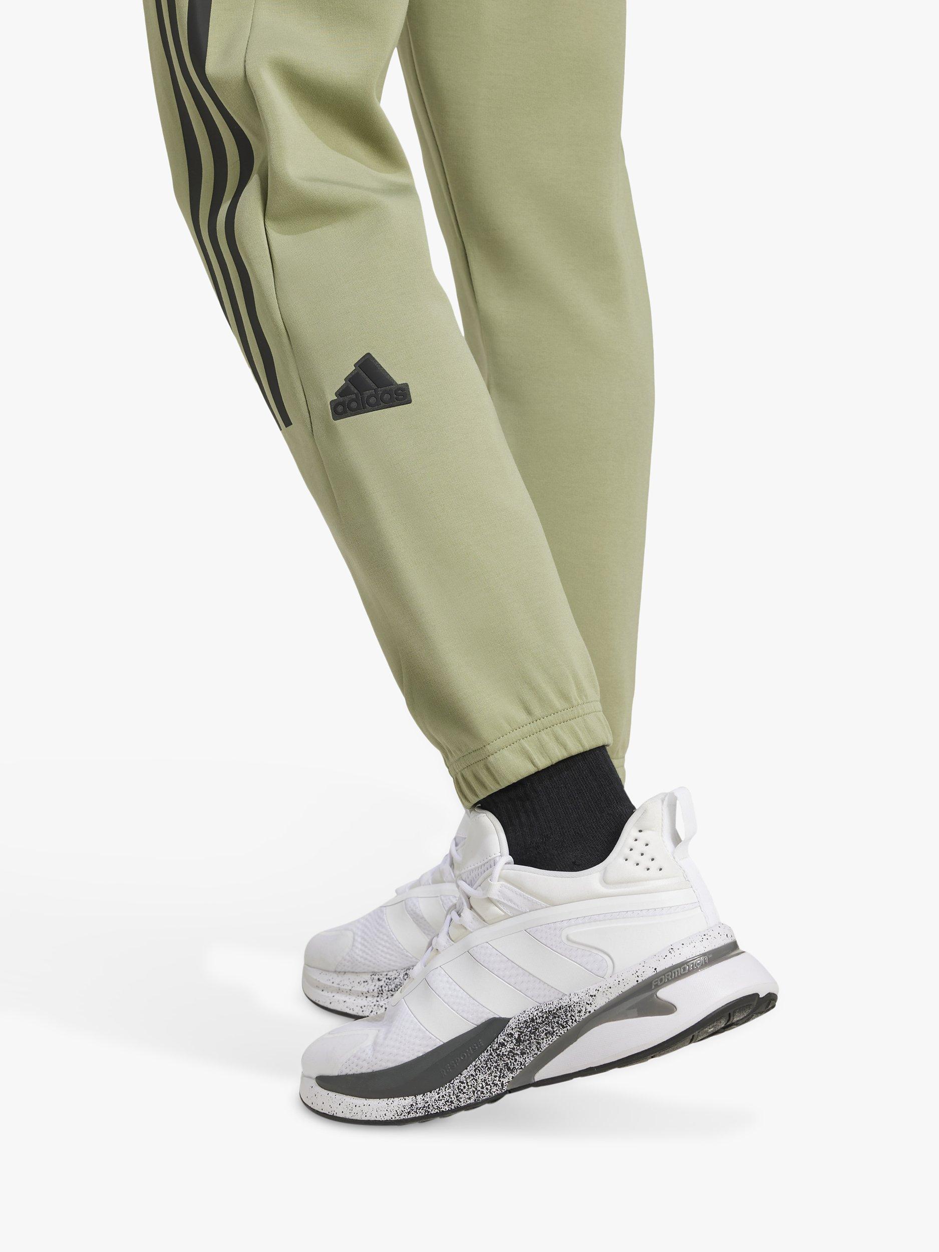 adidas Men s Future Icons 3 Stripes Pants Tent Green