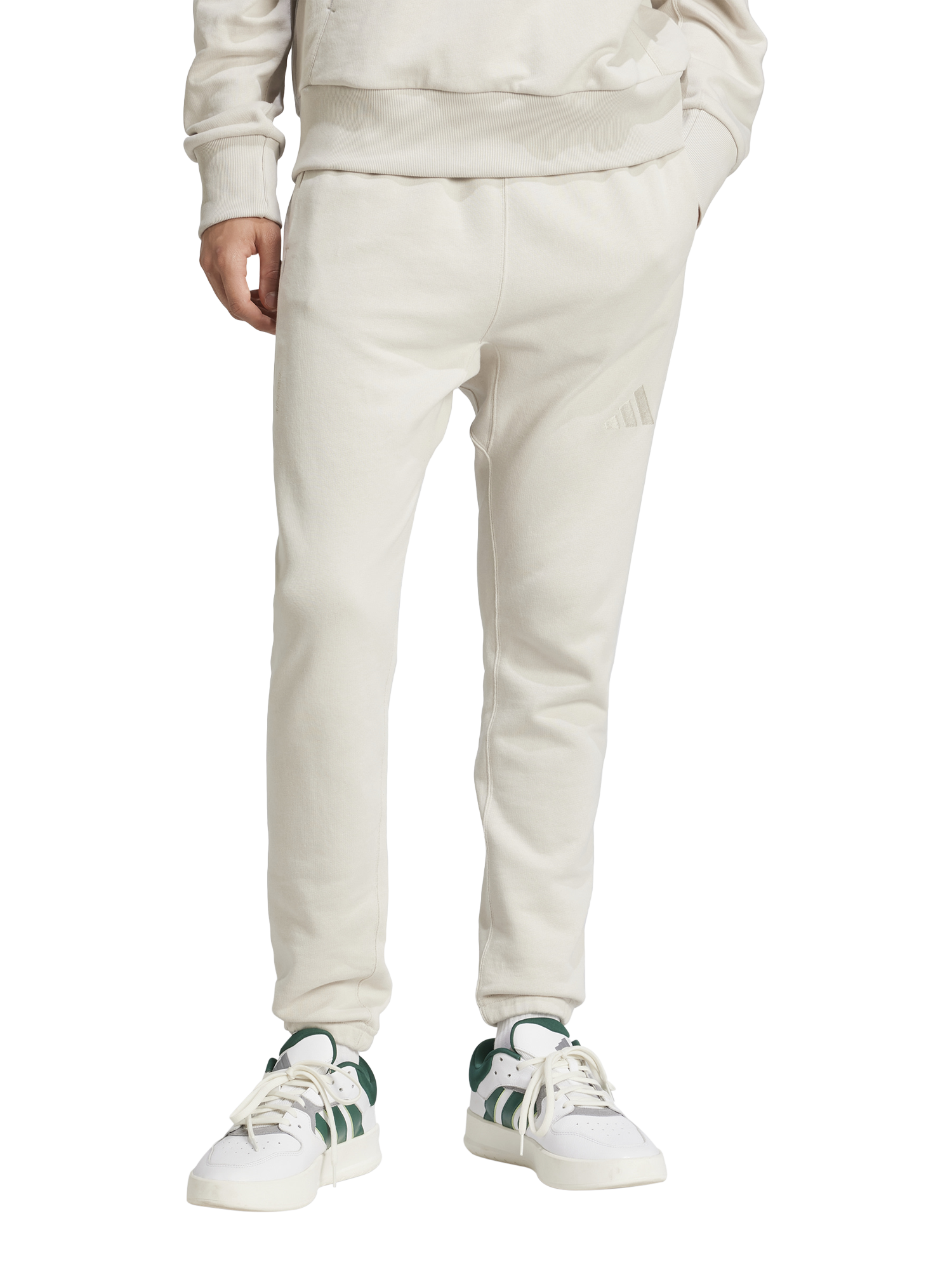 adidas All SZN French Terry Regular Tapered Trousers, Alumina