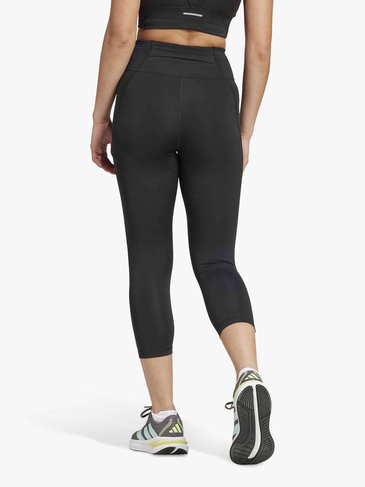 adidas Women s Own The Run 3 4 Length Running Leggings Black