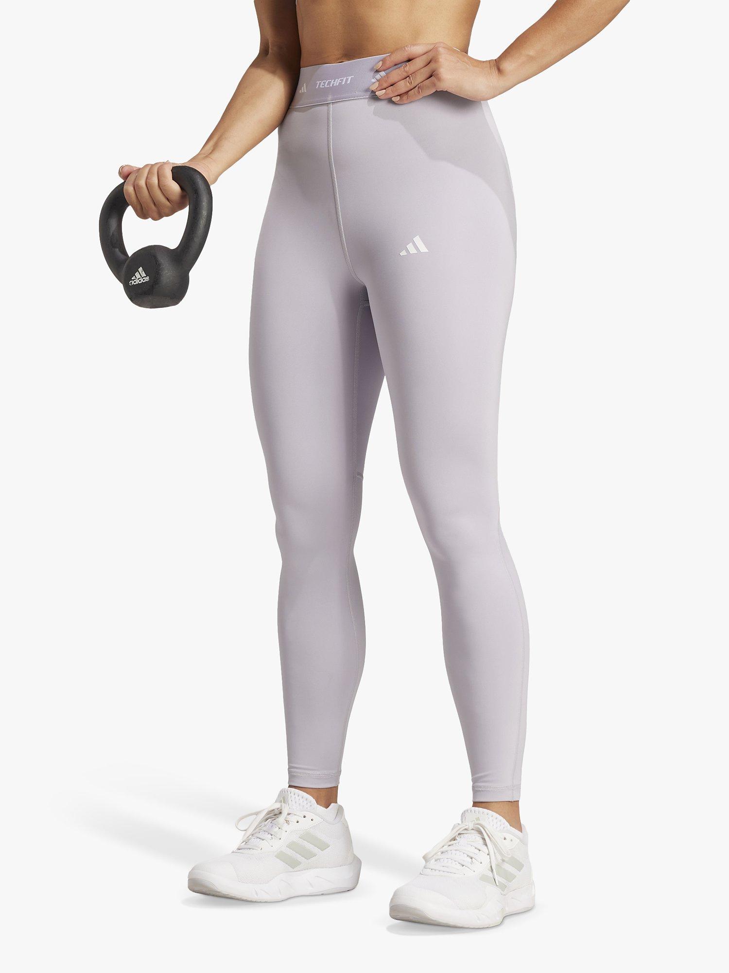 adidas Women s TECHFIT 7 8 Sports Leggings Glory Grey