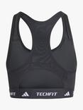 adidas Powereact Train Medium Support 3 Stripes Sports Bra