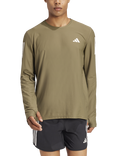 adidas Own The Run Long Sleeve Top, Olive Strata