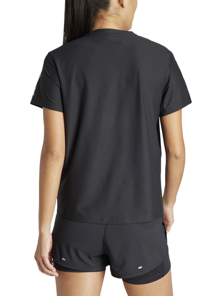 adidas Own the Run AEROREADY T-Shirt, Black - view 2, Black