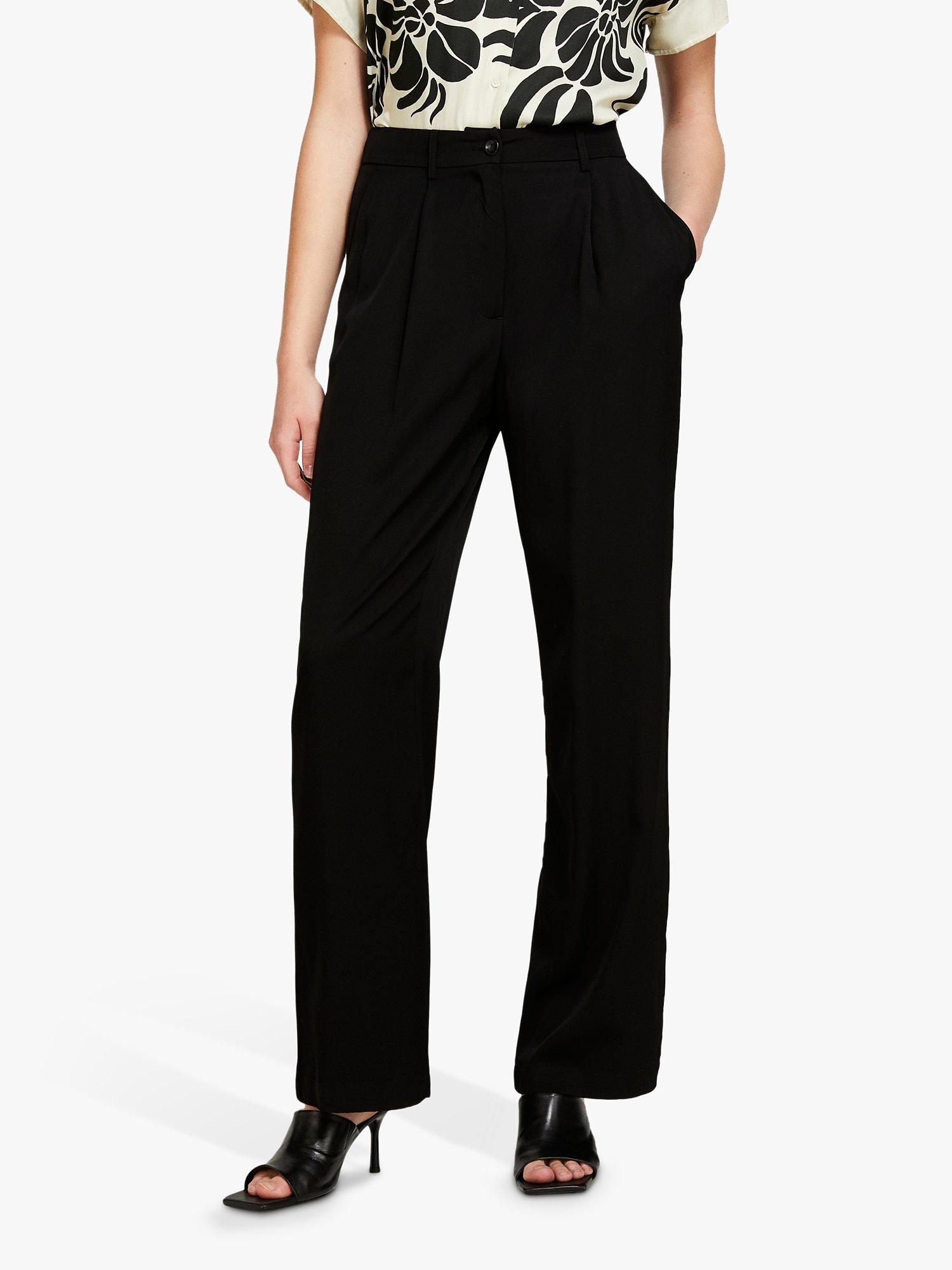 Product image 1 of 5, which shows SISLEY Flared Trousers, Black, 12