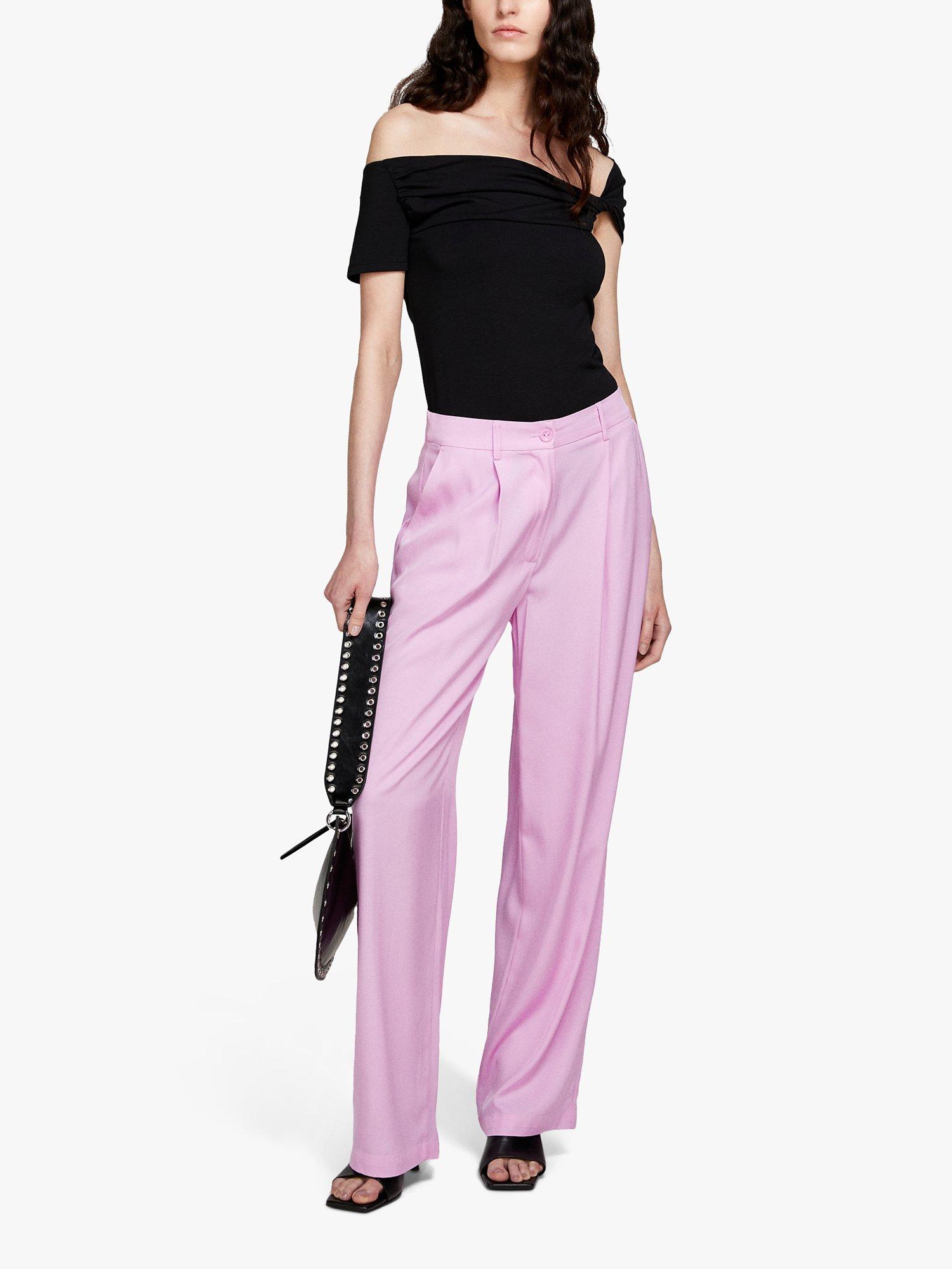 Product image 3 of 5, which shows SISLEY Flared Trousers, Violet, 10
