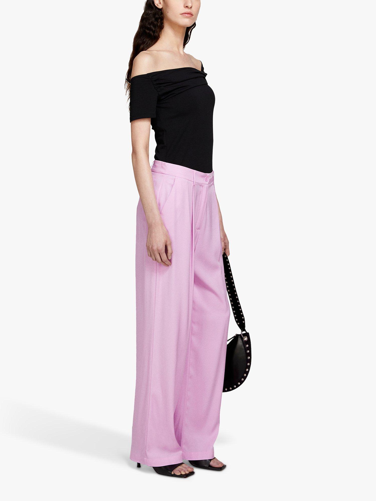Product image 4 of 5, which shows SISLEY Flared Trousers, Violet, 10