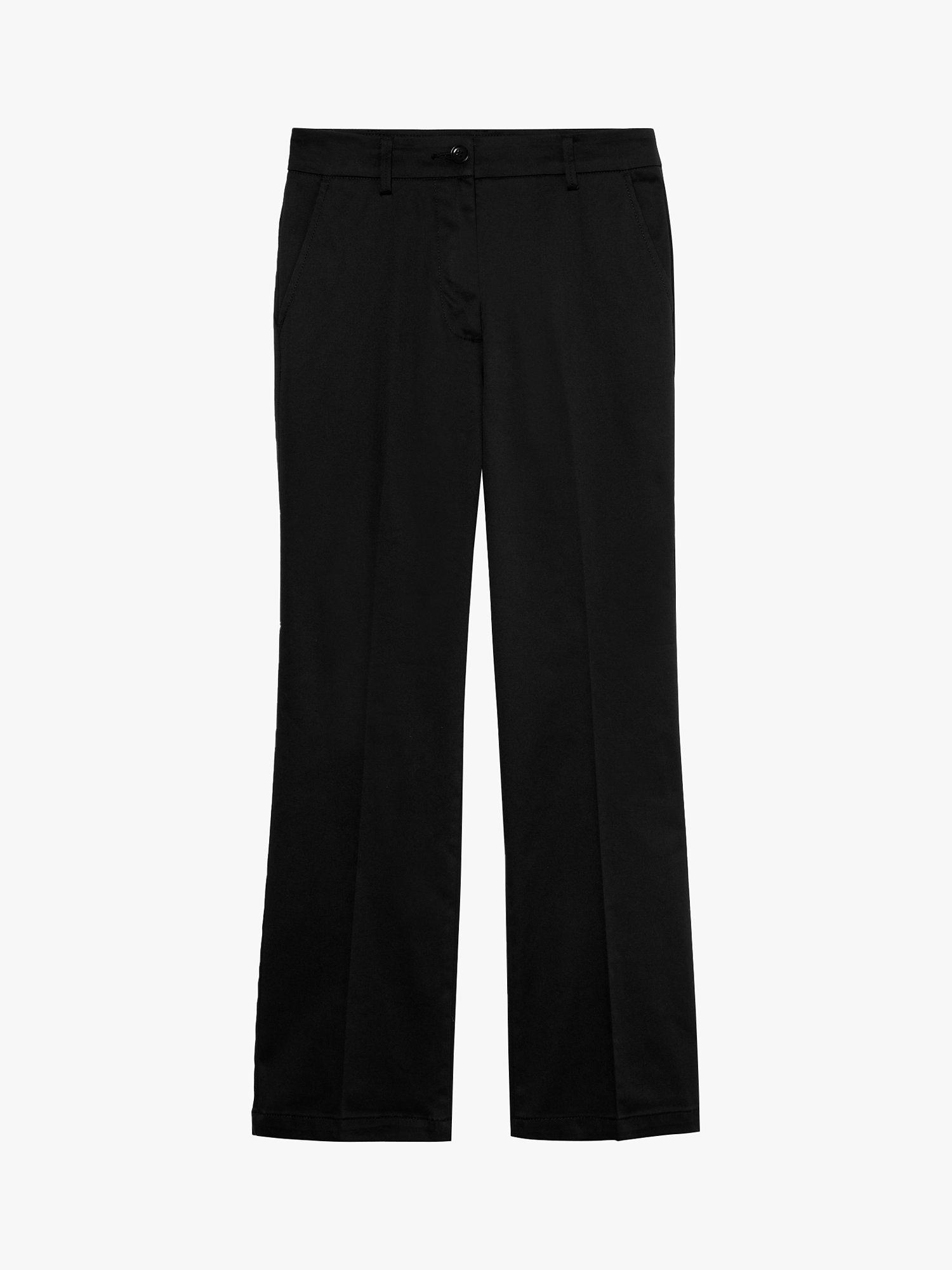 Product image 5 of 5, which shows SISLEY Cotton Slim Fit Trousers, Black, 14