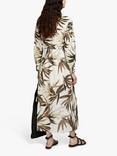 SISLEY Leaf Print Dress, Multi