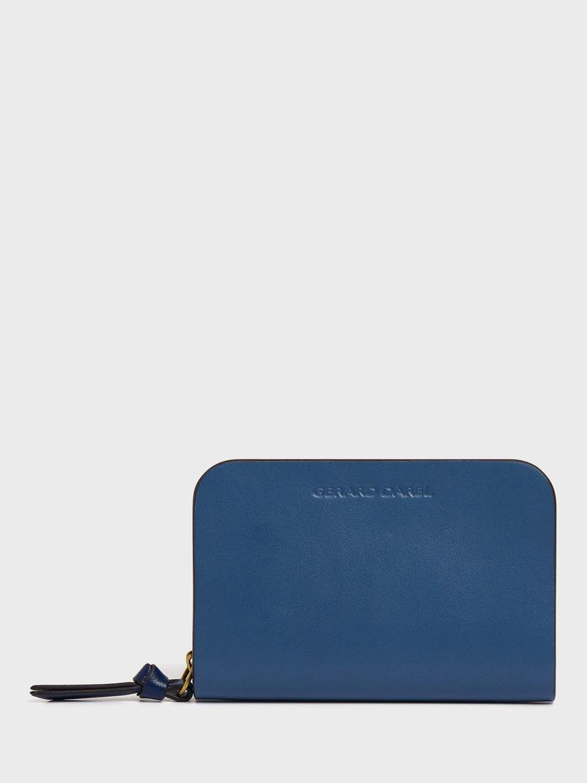 Gerard Darel Mini Leather Purse, Ocean