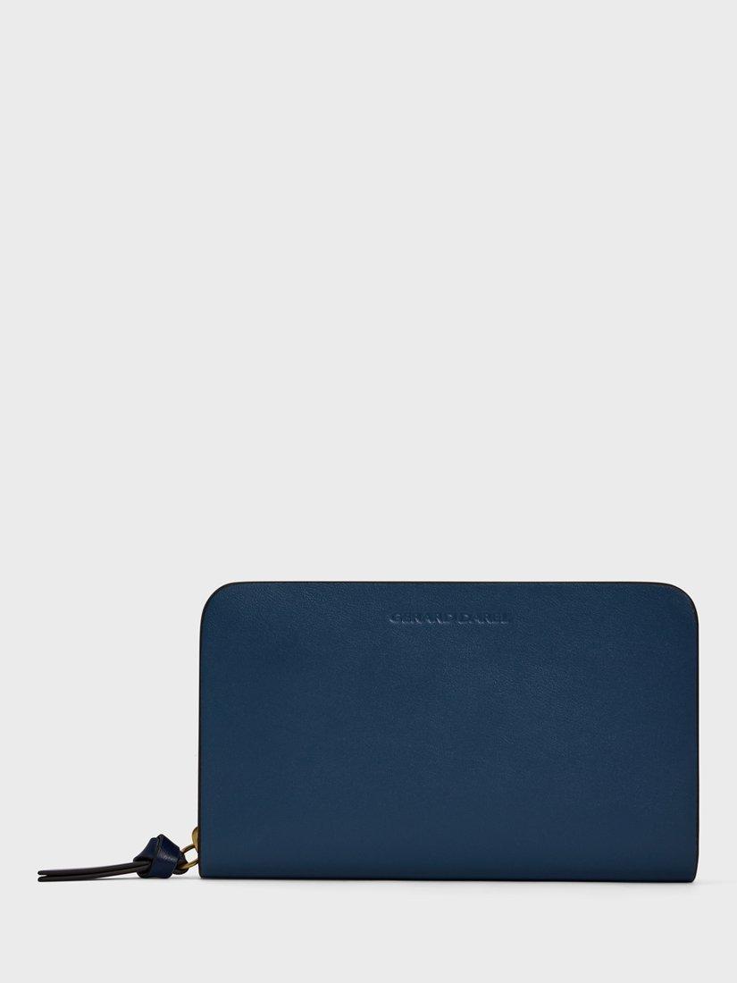Gerard Darel Plain Leather Wallet, Ocean