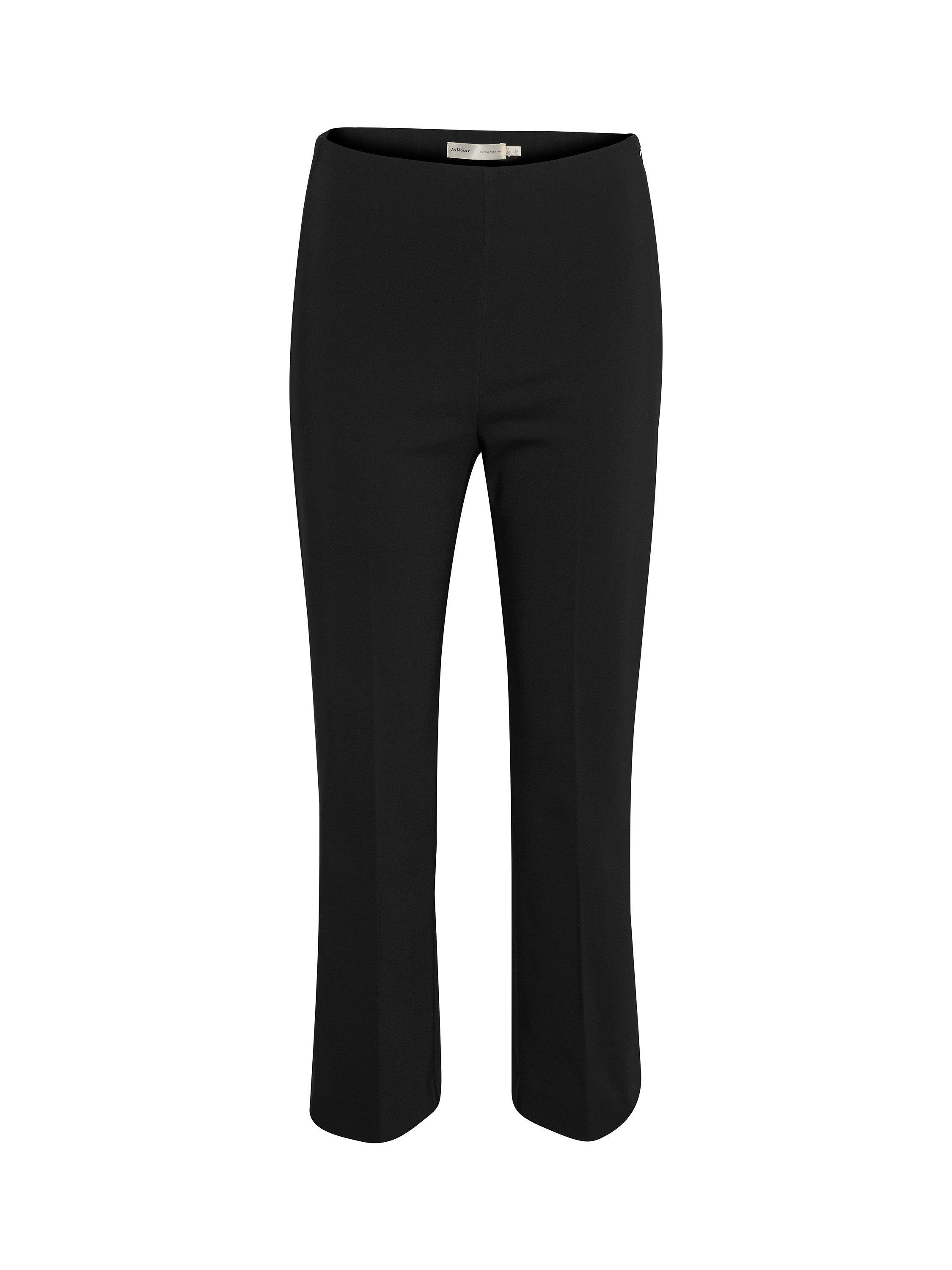 InWear Ziggi Cropped Trousers, Black