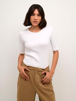 KAFFE Carna T-Shirt, Optical White