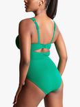 Panache Spirit Rita Plunge Swimsuit, Verde