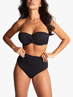 Panache Spirit Ella Bandeau Bikini Top, Black, Black
