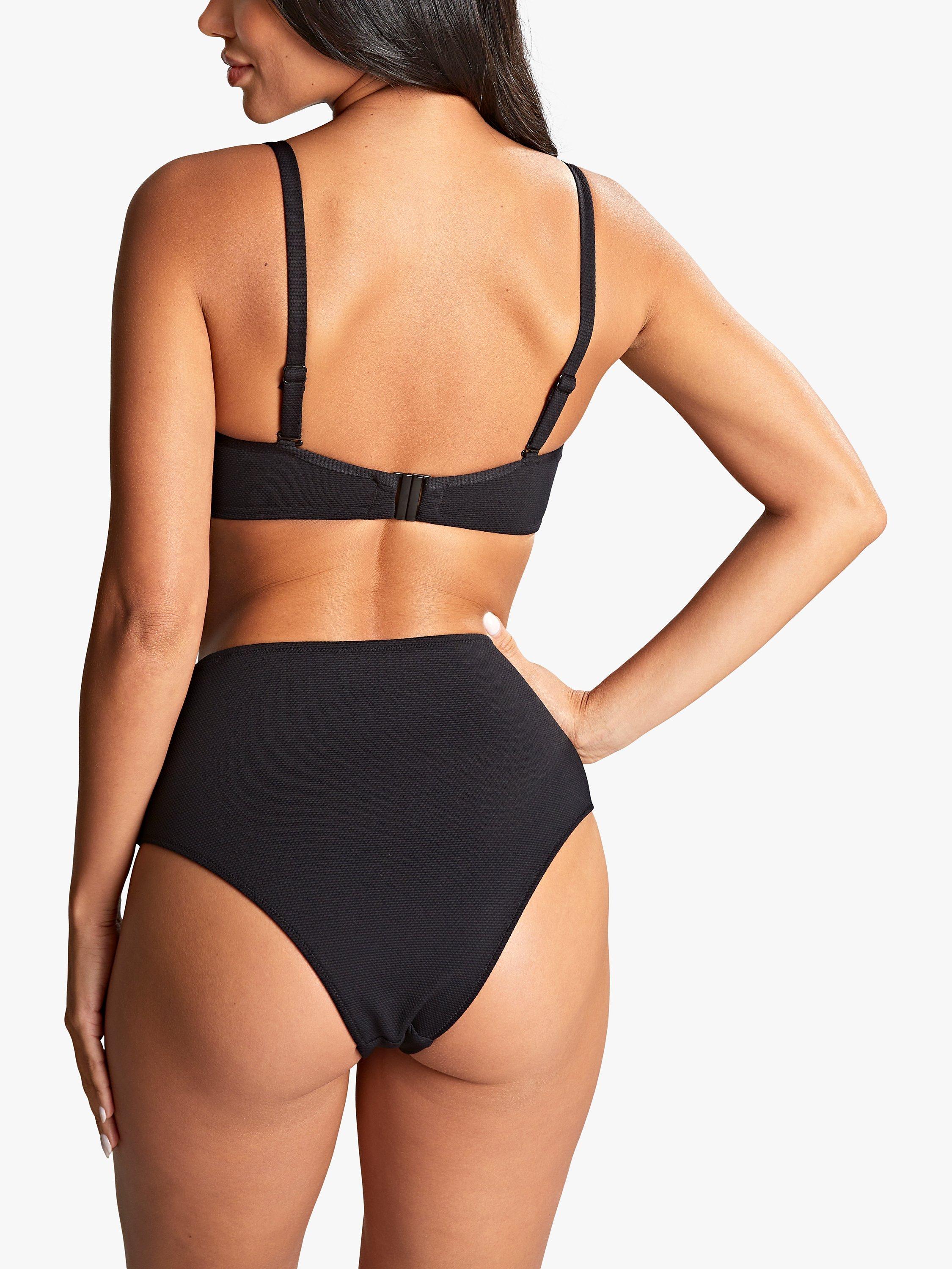 Product image 4 of 5, which shows Panache Spirit Ella Bandeau Bikini Top, Black, 30D
