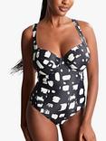 Panache Paloma Balcony Swimsuit, Black Sand