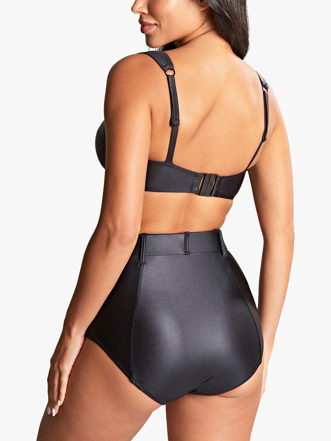 Product image 2 of 5, which shows Panache Bette Balcony Bikini Top, Black, 30G