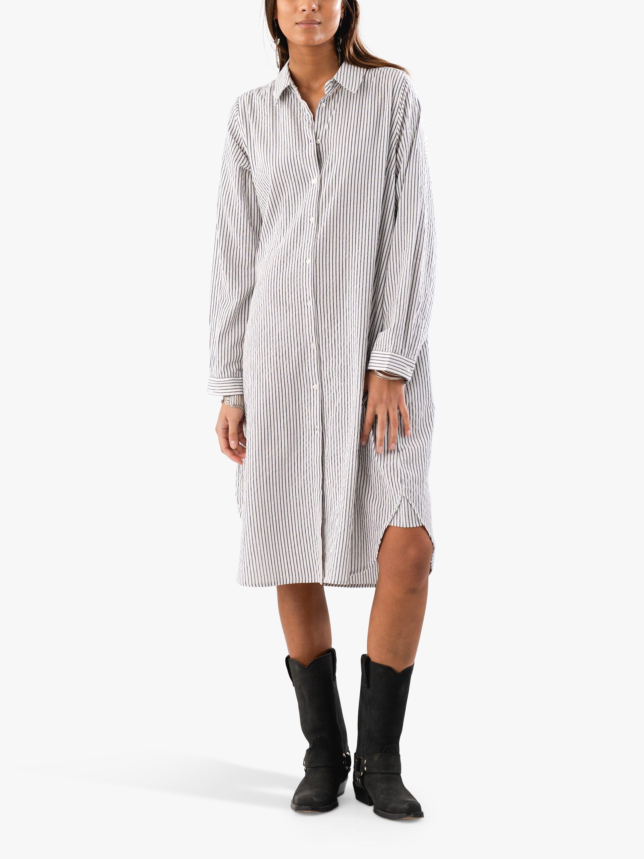 Lollys Laundry Mumba Longline Shirt, Stripe