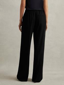 Reiss Eden Wide Leg Trousers - view 2, Black