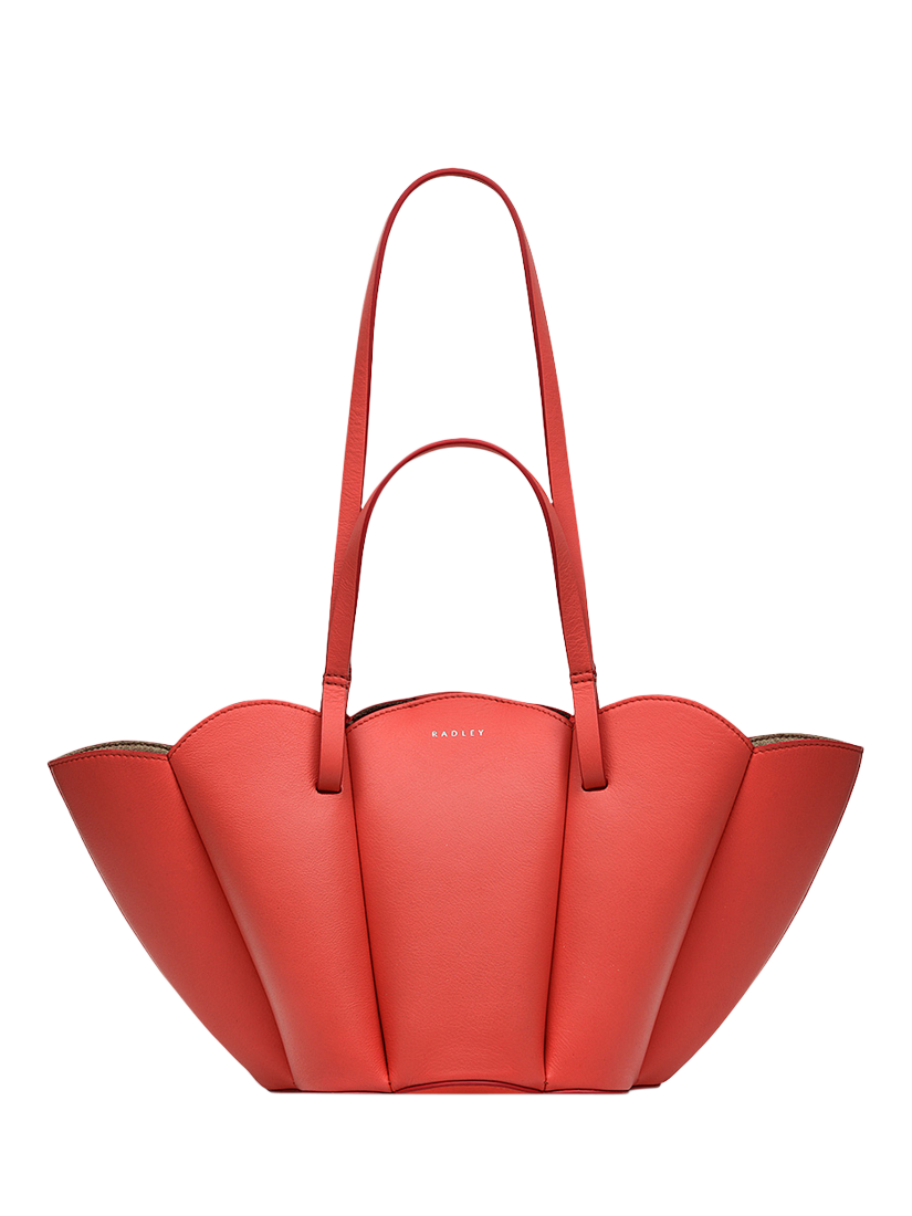 Radley Lily Small Open Top Leather Grab Bag Lava