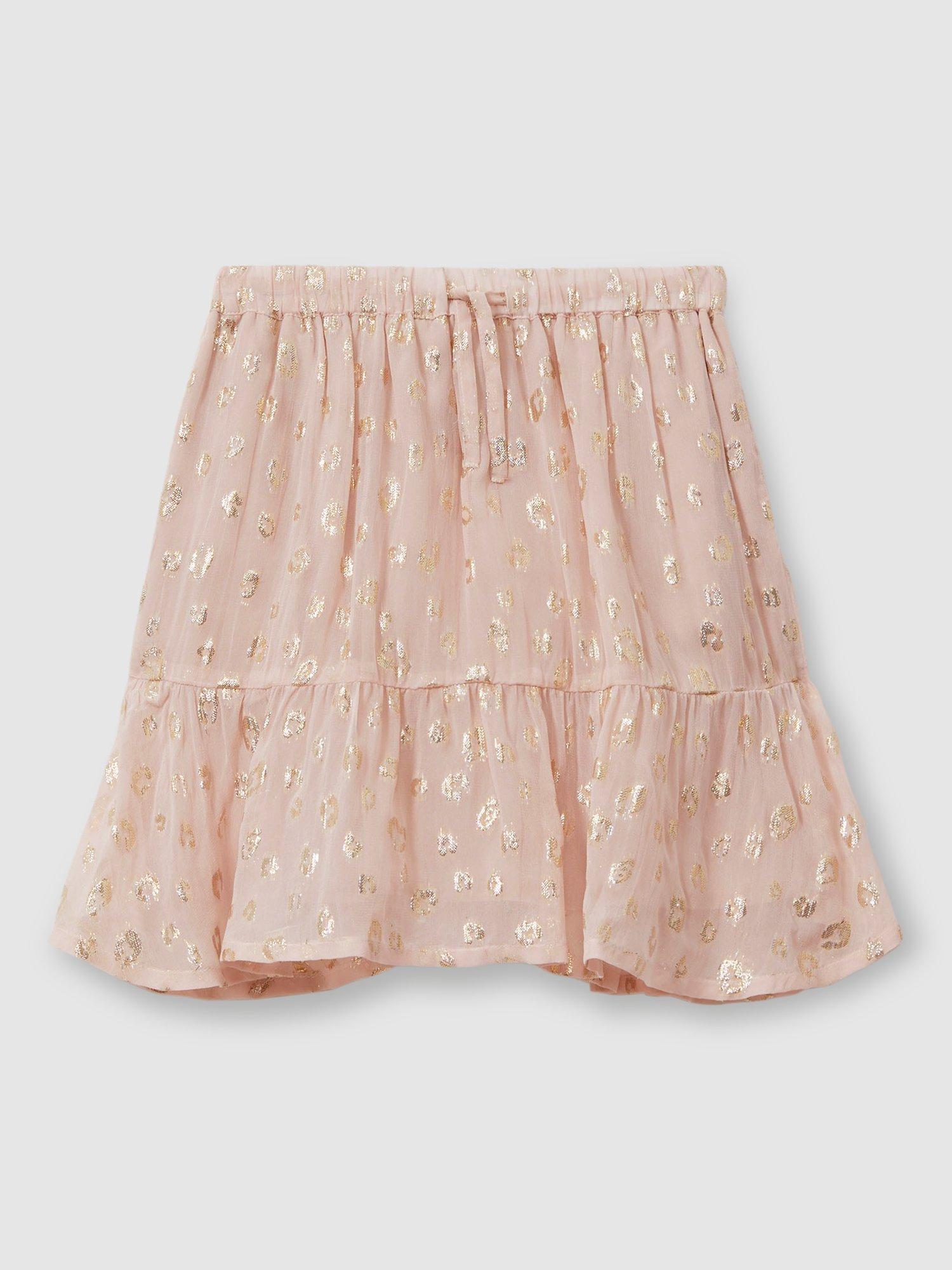 Product image 2 of 4, which shows Reiss Kids' Ellen Skirt, Pink, 4-5 years