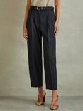 Reiss Petite Freja Belted Tailored Trousers