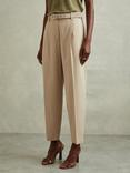 Reiss Petite Freja Belted Tailored Trousers