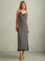 【海外限定】REISSドレス☆Delia Jersey Maxi Dress in Blue Buy Reiss Blue Delia Jersey Maxi Dress from Next Luxembourg
