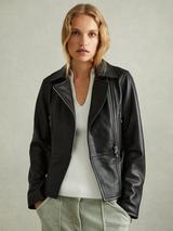 French Connection Stephanie Waterfall Jacket Black