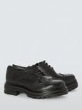 John Lewis Finley Leather Leather Brogues, Nero Boxer