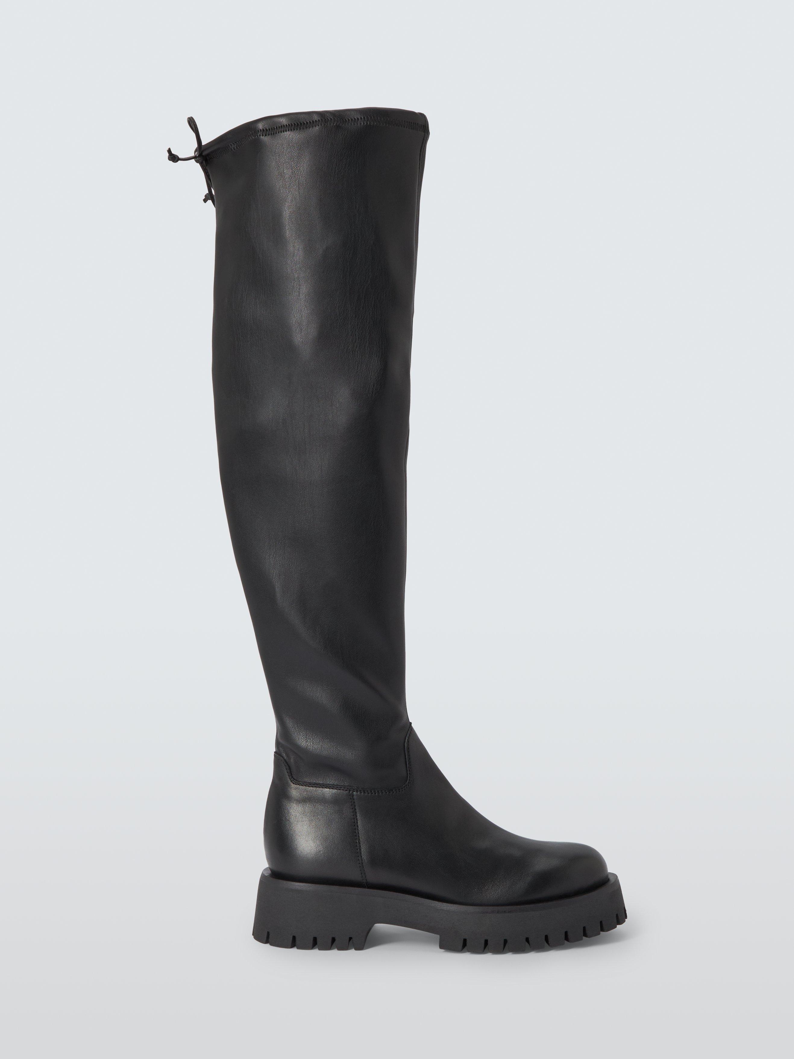 John lewis black knee high boots best sale