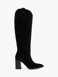 Dune London Tavern Suede Pointed Knee High Boots