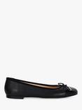 Dune London Highest Toe Cap Leather Ballet Flats