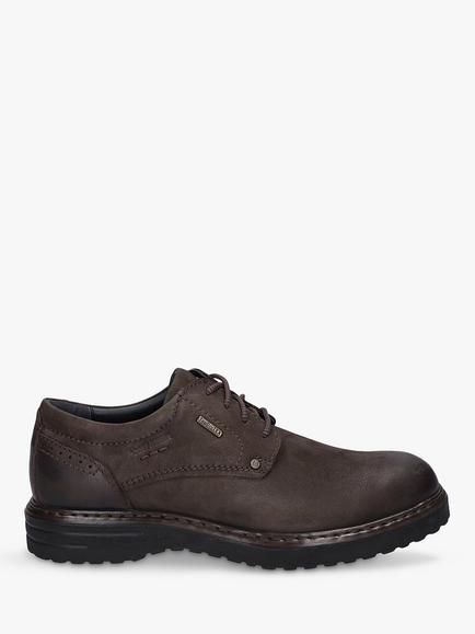 Josef Seibel Erroll 50 Moro Leather Waterproof Derby Shoes, Dark Brown - view 2, Dark Brown