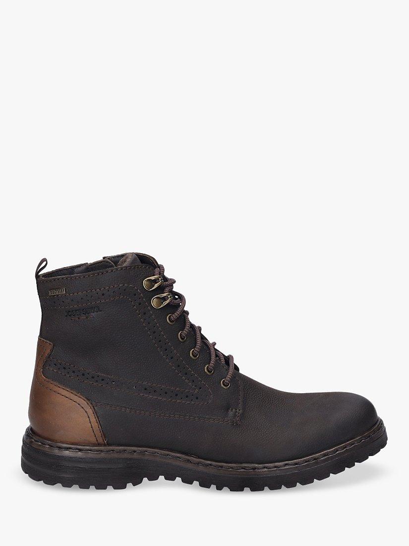 Product image 2 of 5, which shows Josef Seibel Erroll 53 Leather Lace Up Ankle Boots, Brown, 7