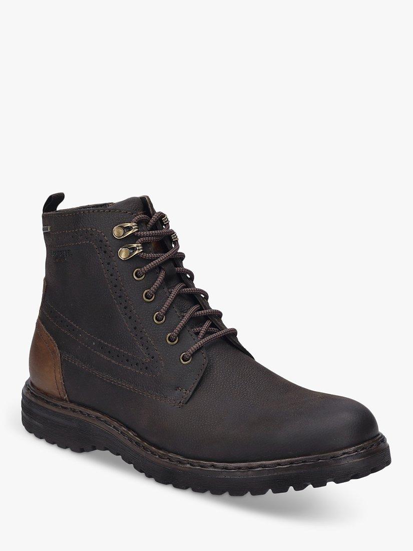Product image 3 of 5, which shows Josef Seibel Erroll 53 Leather Lace Up Ankle Boots, Brown, 7