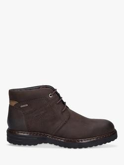 Josef Seibel Erroll 52 Moro Leather Waterproof Lace Up Boots, Mid Brown - view 2, Mid Brown