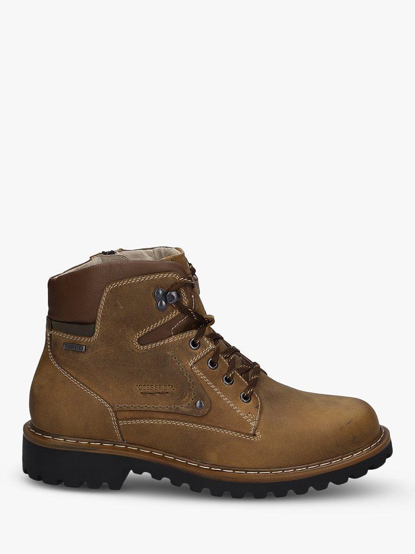 Product image 1 of 5, which shows Josef Seibel Chance 51 Castagne Waterproof Boots, Chestnut, 6.5