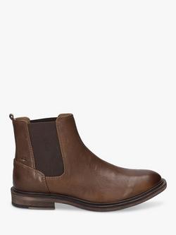 Josef Seibel Bradley 03 Leather Ankle Boots, Cognac - view 2, Cognac