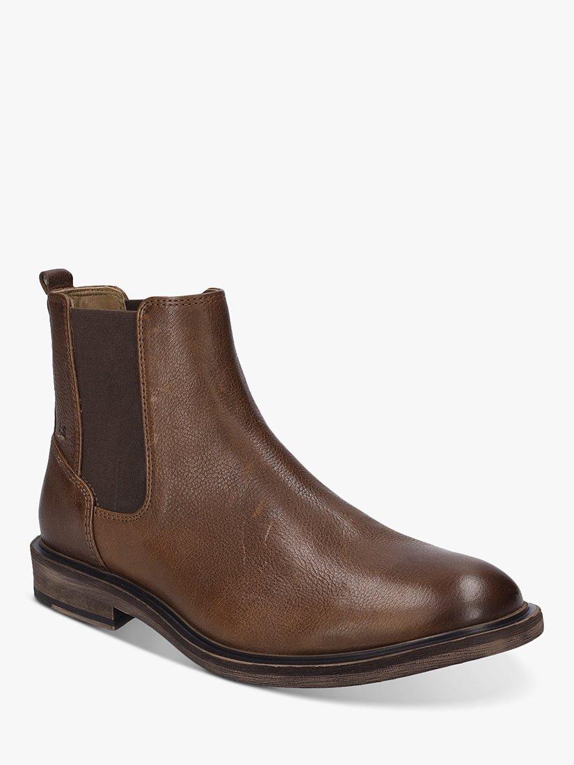 Product image 3 of 5, which shows Josef Seibel Bradley 03 Leather Ankle Boots, Cognac, 7