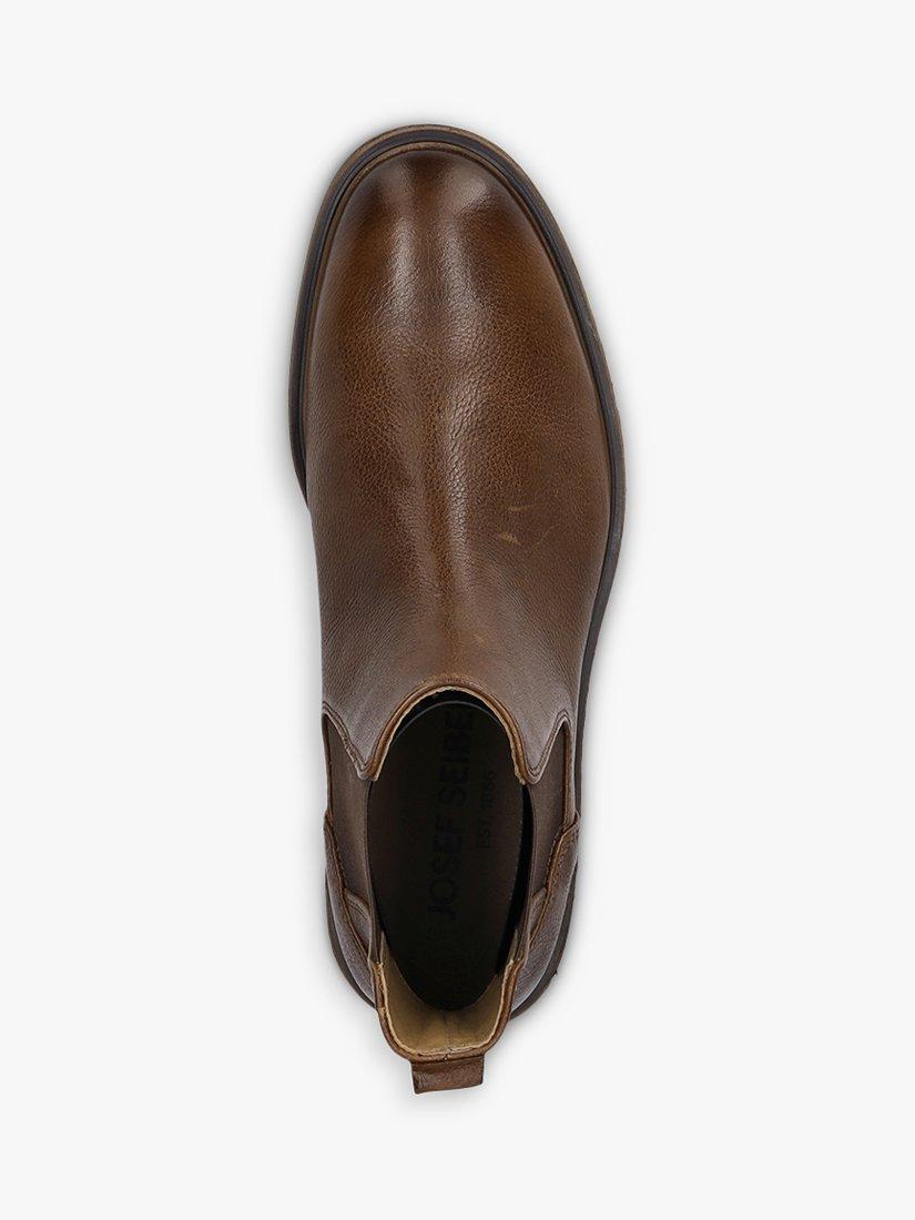 Product image 4 of 5, which shows Josef Seibel Bradley 03 Leather Ankle Boots, Cognac, 7