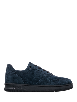 CLAE Malone Leather Trainers, Navy/Black, Navy/Black