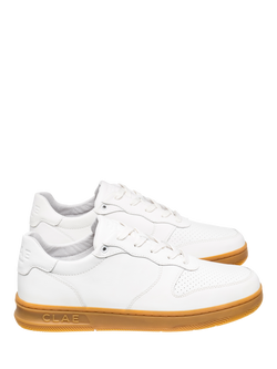CLAE Malone Leather Trainers, White - view 2, White