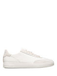 CLAE Deane Leather Trainers, Off White